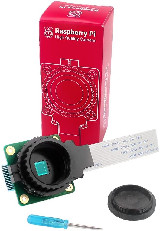[Додатоци за OEM] Модул на камера 12.3 Мегапиксели IMX477 Сензор за прилагодлив фокус 6mm CS 16mm C-монтажа леќи за Raspberry PI 4B/3B+