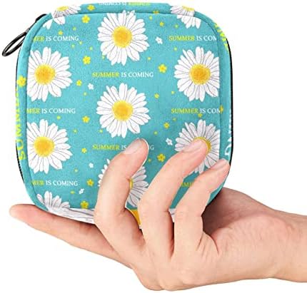 Санитарна торба за складирање на салфетки, торба за период, торба со тампон, торба за шминка, цвет