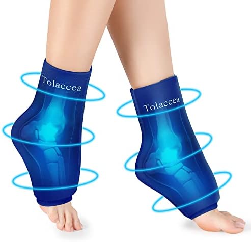 Обвитка за мраз за стапало на глуждот за повреди, ладно пакување со гел со ладна терапија, топла и ладна терапија Флексибилно ладно
