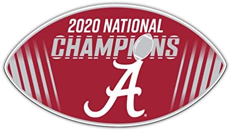 Фремонт Die NCAA Alabama Crimson Tide 2020 College Football Национален шампион 12-инчен магнет, тимски бои