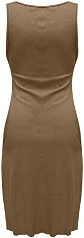 Fashionенски мода секси обичен темперамент цврста боја долга тенок фустан на колкот
