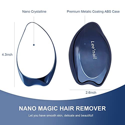 Lee'Nail 2022 надграден кристален бришач за коса, отстранувач на коса за жени и мажи, стаклена отстранувач на коса, уред за отстранување