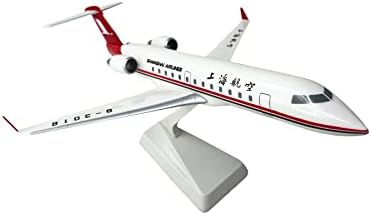 Минијатурите на летот Шангај ерлајнс CRJ200 Airplane MiniaTure Model Пластична скала за сноп 1: 200 Дел ACA-20000C-001
