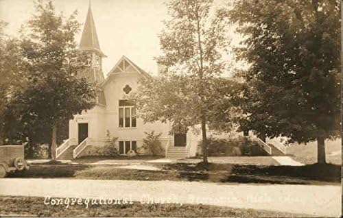 Прва собраниска црква Бензонија, Мичиген МИ Оригинална античка разгледница 1931 година