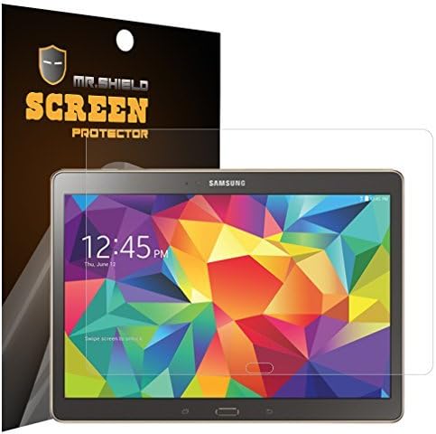 Г-дин Шилд дизајниран за Samsung Galaxy Tab S 10,5 10 инчи анти-сјај [мат] [ПЕТ] Заштитник на екранот со замена на животниот век