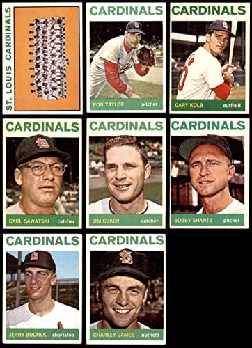 1964 Топс Сент Луис Кардиналс тим сет Сент Луис Кардиналс VG/EX+ Cardinals