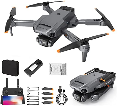 Xunion Drone со Daul 4K HD FPV камера далечински управувачки играчки Подароци за момчиња девојчиња со надморска височина Држи режим без глава