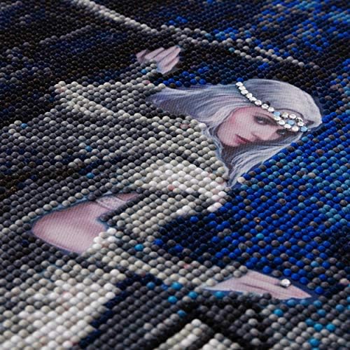 Занаетчиски другар Кристал уметност CAK-AST1 Midnight Messenger: Anne Stokes, комплет за кристална уметност од 40х50 см