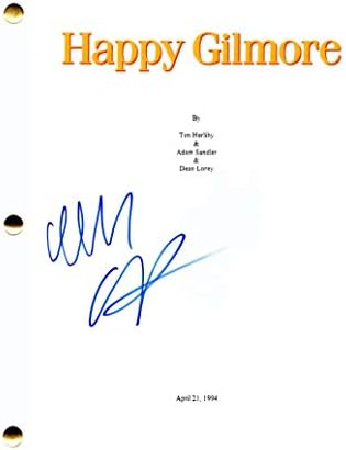 Ален тајниот потпишан автограм „Среќен Гилмор“ Сценариото - во кое глуми Адам Сендлер, свадбениот пејач, тато на понуда, 50 први датуми, г