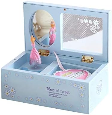 АНКУС модерни детски музички инструменти танцувајќи девојка музичка кутија креативна пластична музичка кутија кутија за накит девојка роденденски