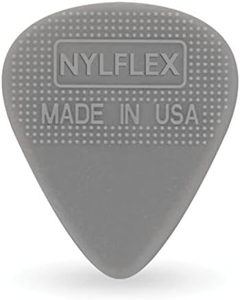 Избирки на гитара D'Addario Nylflex - најлонски гитара со зафат - одлично за гроздобер електрични звуци и акустично трескање - 10 пакувања,