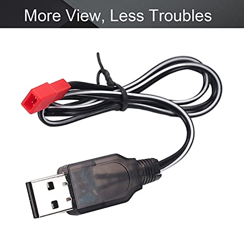 Heyiarbeit jst USB кабел за полнење за RC автомобил 3.6 V 250MA Ni-MH Ni-CD батерија 1 парчиња