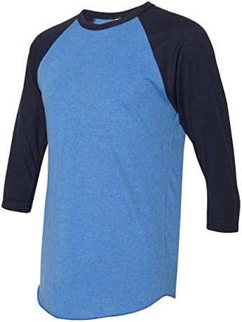 Американска облека со поли-котон 3/4 ракав Раглан кошула
