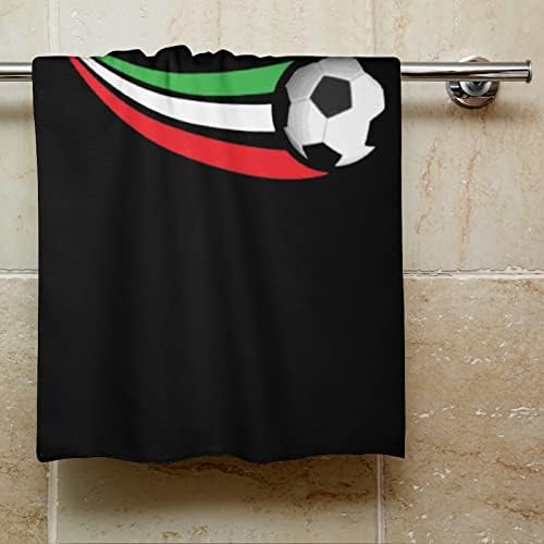 Мексико знаме Фудбалски рачни крпи лице и миење на телото за миење меки меки за миење садови со слатки печатени за кујна за