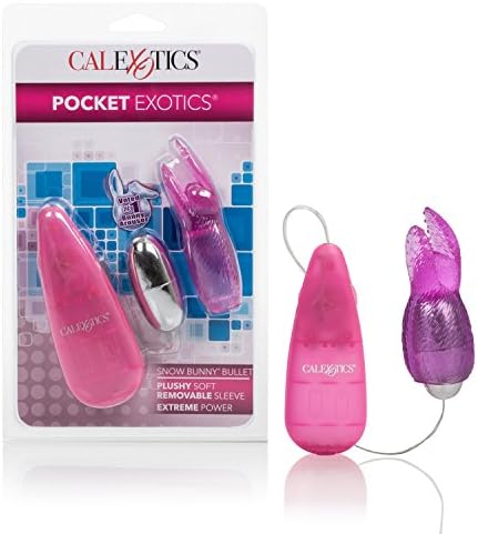 Bullet Calexotics Pocket Exotics Bunny Bullet - Vibrator со зајаци од зајаци - секс играчки за парови - масиво за масиво од јајца