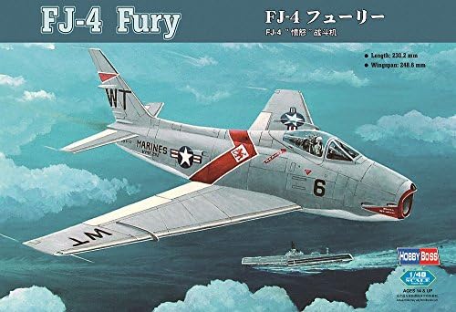 Хоби шеф FJ-4 Fury Jet Fighter Airplane Model Building Build