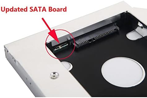 2 Втор ХАРД Диск SATA HDD SSD Оптички Залив Caddy Рамка Фиока За Toshiba Сателит P740 L855D L855d-s5242 L855-16H L650D L655D