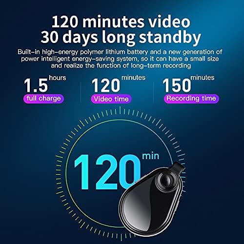 Mini Light HD 1080p носат камера со видео -гласовен рекордер за тело, спортски клип дизајн микро -камера