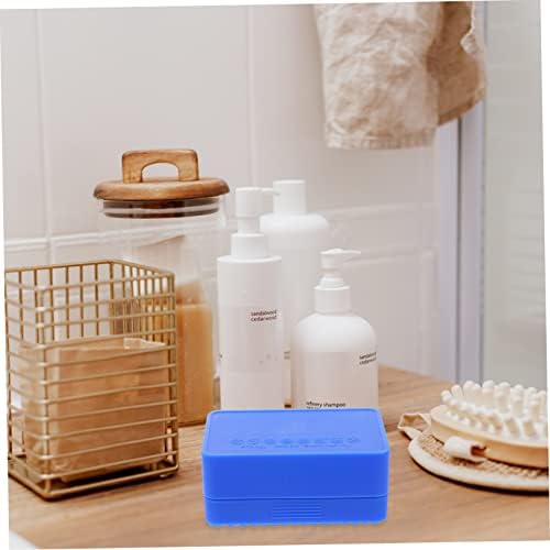 Veemoon 5 парчиња кутија силиконски сапун сапун силиконски тело чистач силиконски патувања контејнери патувања сапун заштеда за сапун