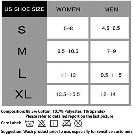 CS Celersport 12 пара глуждот за трчање атлетски перничиња спорт со ниско сечење чорапи ， црна*6+ црна разнобојна*6, мала