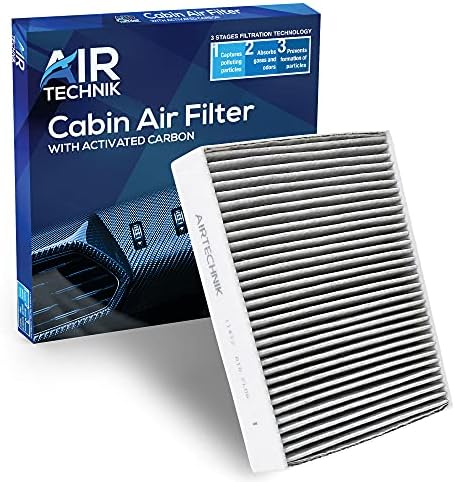 AirTechnik CF11472 Кабински филтер за воздух w/активиран јаглерод | Fits BMW 328i 2012-, 328i xDrive 2014-, 320i 2013-2018, 320i xDrive