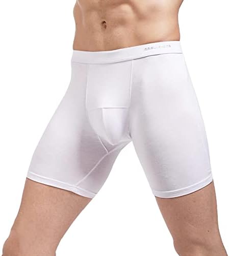 BMISEGM MENS BOXERS Долна облека Машка машка секси излегување со тесни панталони удобни боксери за дишење под долна облека за долна облека