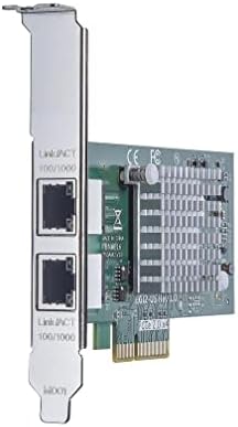 1,25G Gigabit Ethernet конвергиран мрежен адаптер со контролер Intel I350AM2-компатибилен за Intel I350-T2, двоен бакар RJ45 порти, PCI-E 2.1