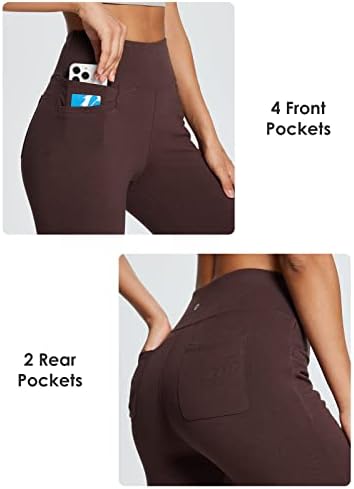 Pantonенски памучни панталони за јога, 6 џебови, удобни хеланки на одблесоци, испрскани панталони за патувања
