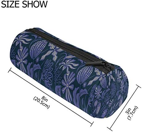 DJrow торба со моливи со организатор на патент Пен за ноќни цвеќиња, торбичка за складирање на торби за шминка торби