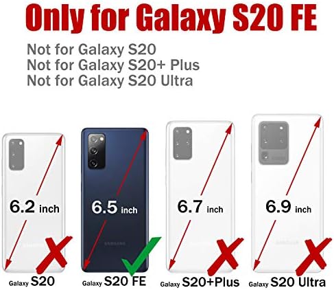 Samsung Galaxy S20 FE 5g Паричник Случај Покритие, Магнетни Штанд Флип Заштитна Кожа Случај Чанта Стил со ПРОЕКТ &засилувач; Кредитна