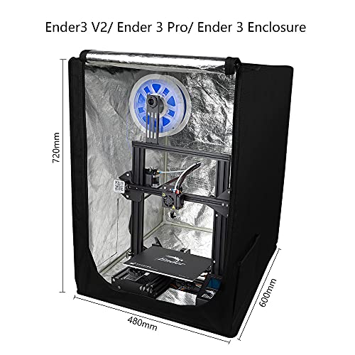 Creality Ender Hendroption Fireproof и Pushyprof за Ender 3V2/Ender 3V2 Neo/Ender 3 Pro/Ender 3/Ender 3 Neo за AnyCubic Elegoo 3D печатач 18.89