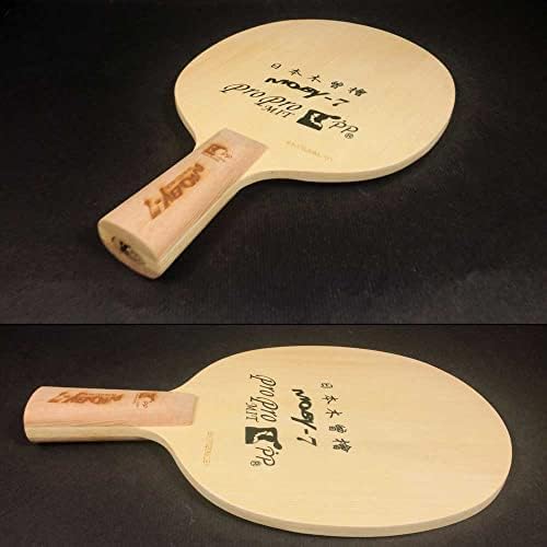 【P.P.】 Moby -7 CS Јапонија Кисо Хиноки -7 Ply Professional Cypress Table Tennis Cypress Blade, пинг -понг лопатка, рекет за