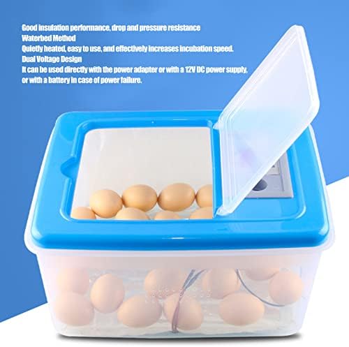 Лукег Јајце Инкубатор 25w Полуавтоматски Инкубатор За Јајца За Ведење Јајца Машина За Ведење Инкубатор За Јајца Со Вода Со Контрола на Температурата