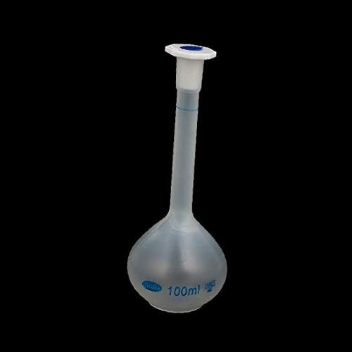 X-gree 100ml долг врат чиста пластична волуметриска мерна колба топлина за лабораторија (Flacone Graduato Volumetrico in Plastica