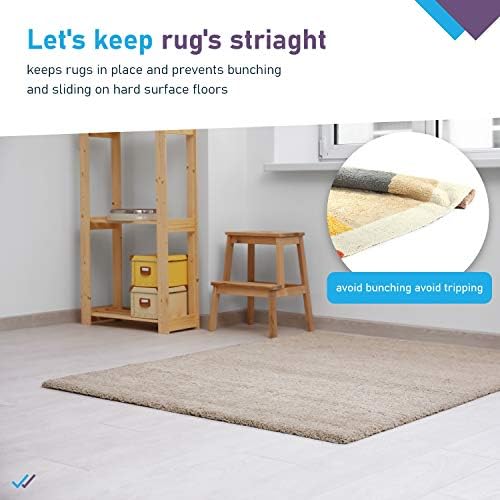 Подлога за влечење на килими за килим Подлога за подови од дрвени предмети за затегнување дебело подлога додава перница спречува лизгачка