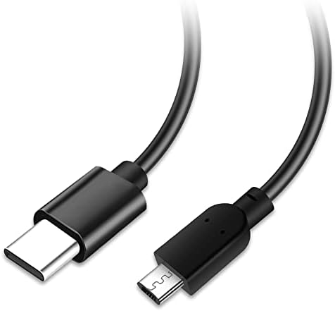 УСБ Ц До Микро USB Кабел 2 Стапки, Флексибилен Микро USB До USB-C Кабел, Поддржува Брзо Полнење &засилувач; Синхронизација На Податоци, Компатибилен