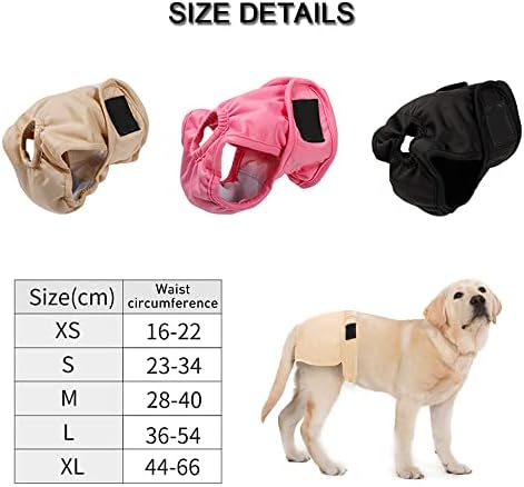 Иствита 3 Спакувајте Пелени За Кучиња За Повеќекратна Употреба За Женско Машко Куче, Пелени За Периодот На Перење За Кученца Големи