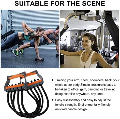 Besportble Springs 1PC LaTex Expander Gripper вежба за вежбање Алатки за градите јажиња отпорност на ленти за шифри за тренинг, измешан за еластична вежби за вежби за јачина на фитнес у?