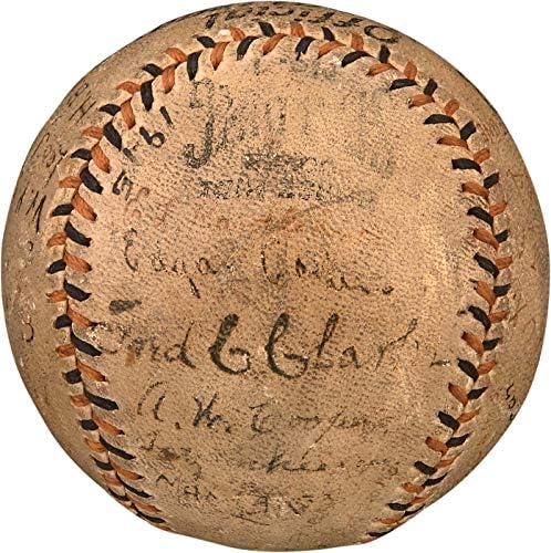 Тимот на Питсбург Пирати од Хонус Вагнер 1915 година потпиша Бејзбол на Националната лига ЈСА - автограмирани бејзбол