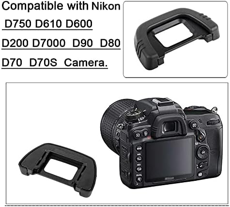 DK-21 Eyecup Eyepiece ViewFinder компатибилен за Nikon D750 D610 D600 D200 D7000 D90 D90 D80 D70 D70S камера