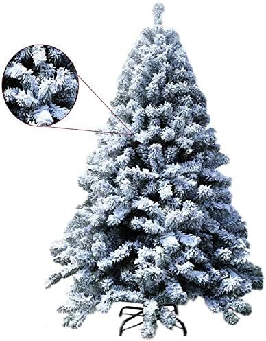 Собрана новогодишна елка што не е со шарка од 210 см дрво за одмор декориран метал штанд ПВЦ Божиќно цело дрво