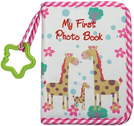 Yapthes Baby е мојот прв семеен албум | Подарок за книга со меки фото -ткаенини за бебиња 4 x 6 инчи фотографии, може да има