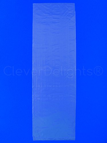 Чанзи со весници на паметни светла - 6 x 19 - 1000 пакет - 0,8 мил - чисти рамни пластични кеси