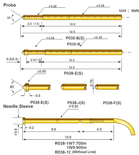 P PCB PCB лесна табла за тестирање на игла за игли за тест за тестирање на полупроводници и тест за фреквенција на опрема за комуникација