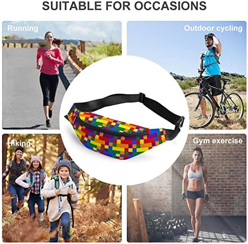 Бои ЛГБТ виножито знаме трендовски фани пакувања водоотпорни торбички за половината на крстот прилагодлив појас за патување со пешачење велосипедизам
