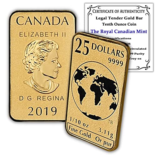 2019 1/10 Мл Златник Од Кралската Канадска Нане Брилијантна Нециркулирана Со Сертификат за Автентичност 2 25 БУ