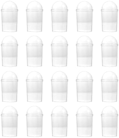 Хемотон Чисти Чаши За Десерт 20 парчиња Чаши За Десерт За Еднократна Употреба Пластични Мали Чаши За Предјадење Чисти Чаши За Кекси ЧАШИ ЗА