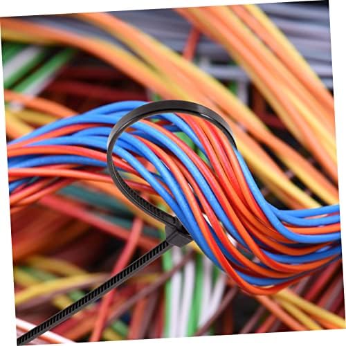 Среќнојами 400pcs најлонски кабел за врзување кабел за кабелски врски кабел за управување со кабелски ленти најлонски поштенски кабел за фиксирање