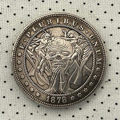 1878 година Американ Морган скитници за скијање на парички за убавина комеморативна колекција монета подарок среќен предизвик монета