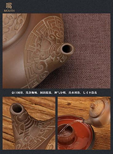 Ruyi тенџере кинески керамички керамика чајник чиста рака занаетчиски мајстор Направете пурпурна глинена чајник костум